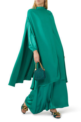 Middle East Exclusive Wool Crepe Cape